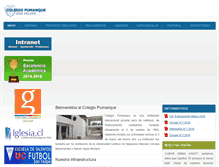 Tablet Screenshot of colegiopumanque.com